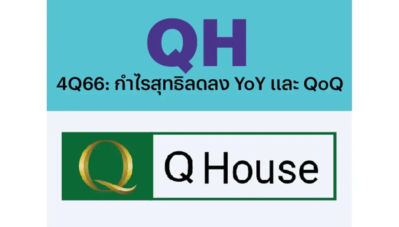 QH – 4Q66: กำไรสุทธิลดลง YoY และ QoQ – UNDERPERFORM (ราคาเป้าหมาย 2.40 บาท)