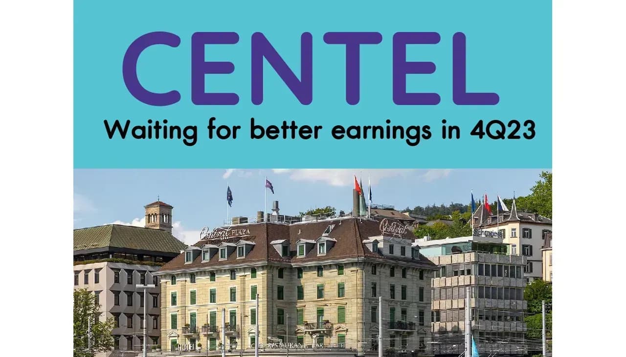 CENTEL – Waiting for better earnings in 4Q23