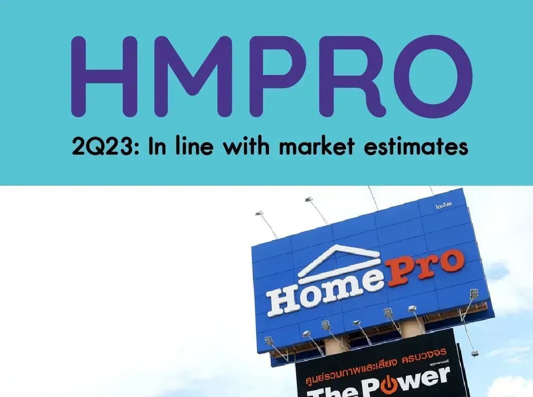 HMPRO – 2Q23: In line with market estimates