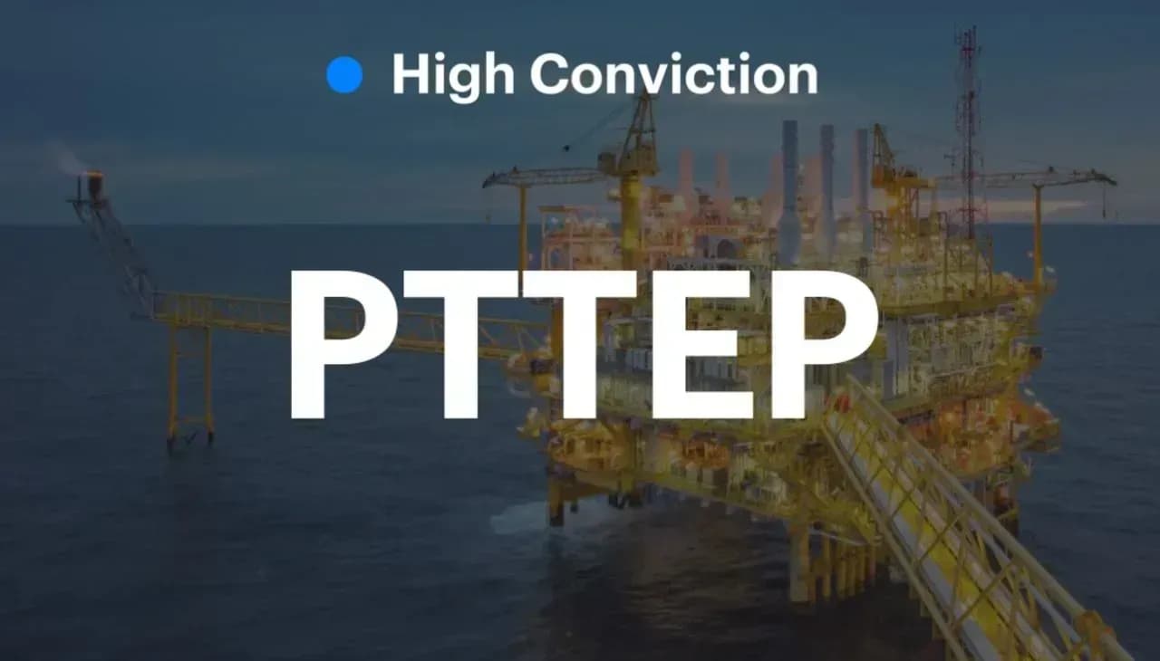 High Conviction: PTTEP – ราคาหุ้นยังคงปรับขึ้นช้ากว่าราคาน้ำมัน – OUTPERFORM (ราคาเป้าหมาย 204 บาท)