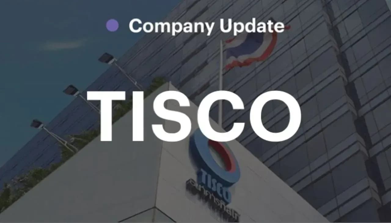 TISCO – 3Q67: กำไรตามคาด – NEUTRAL (ราคาเป้าหมาย 103 บาท)