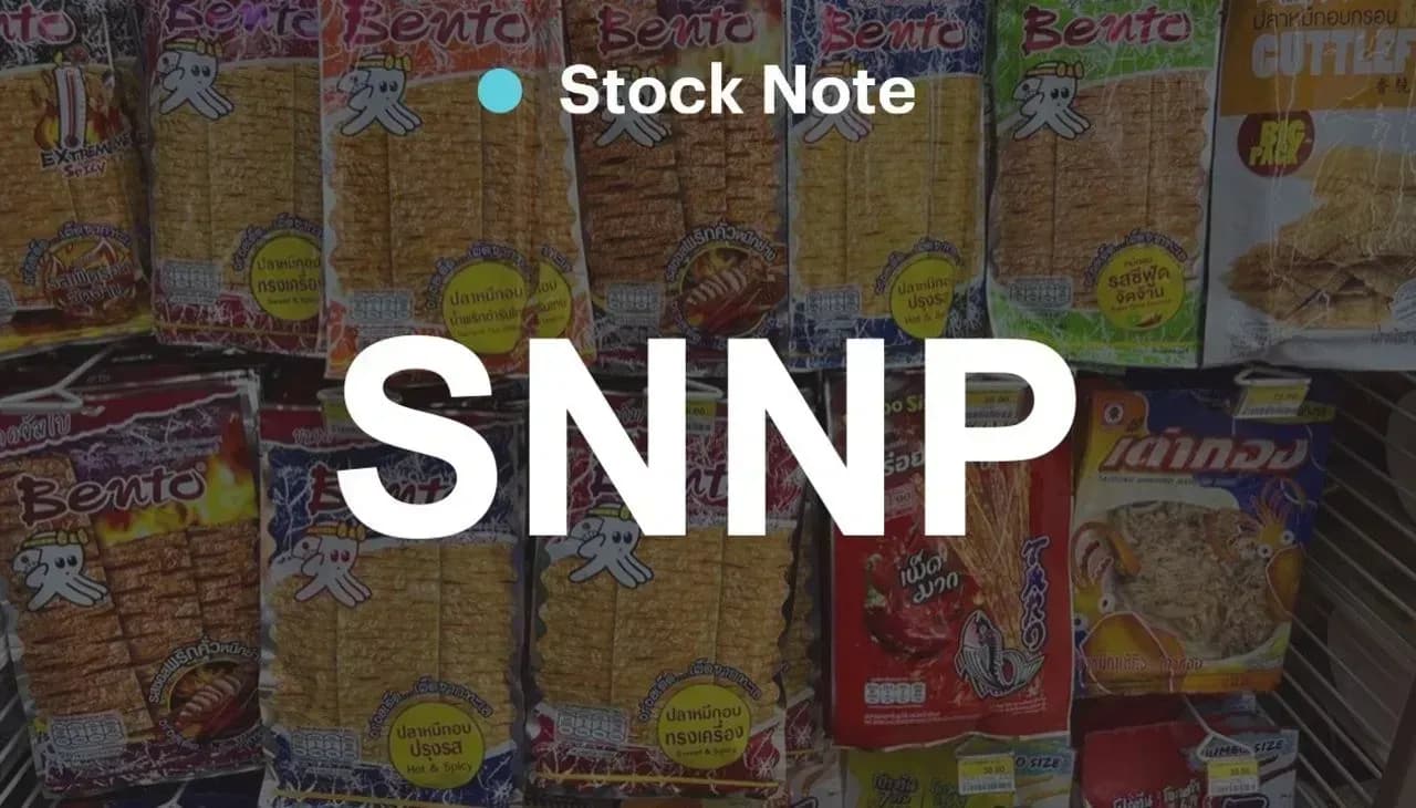 Stock Note – SNNP 24 ต.ค. 2024