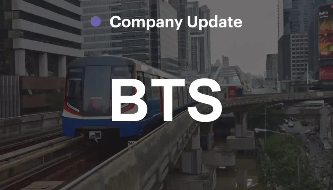 BTS - 2QFY68: ขาดทุนสุทธิมากขึ้น; ปรับประมาณการขาดทุนปี FY2568 เพิ่มขึ้น