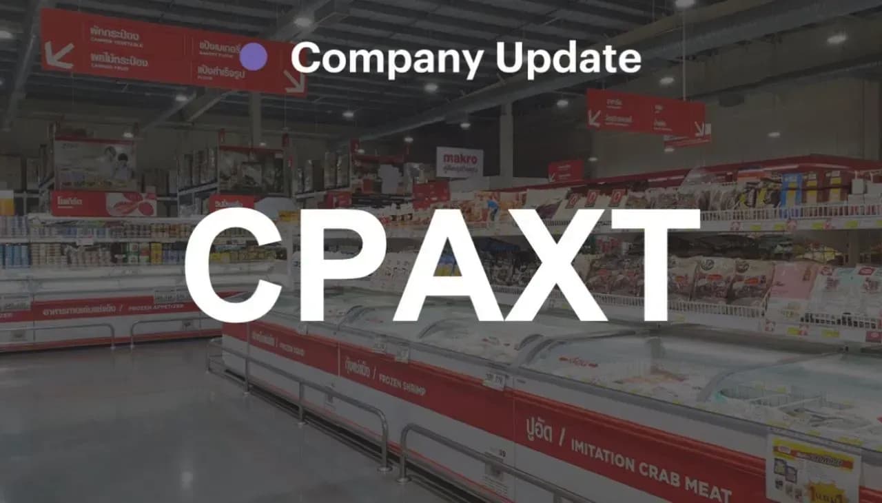 CPAXT – 1Q68: กำไรปกติเป็นไปตามคาด