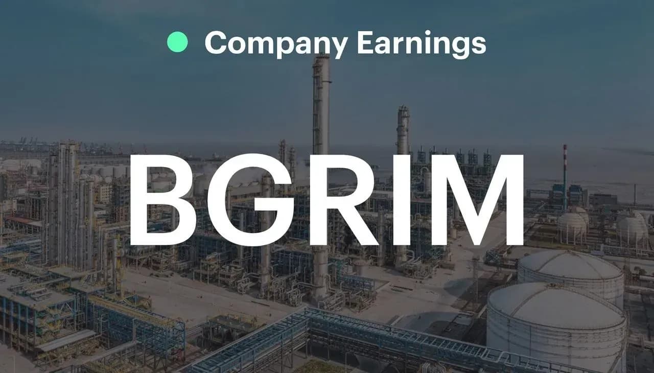 BGRIM - 2Q68: กำไรสุทธิต่ำกว่าที่ INVX และตลาดคาด