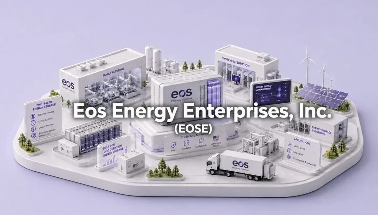 Eos Energy ผู้ผลิตแบตเตอรี่กักเก็บพลังงานสังกะสี สำหรับโครงข่ายไฟฟ้าขนาดใหญ่และศูนย์ข้อมูล AI