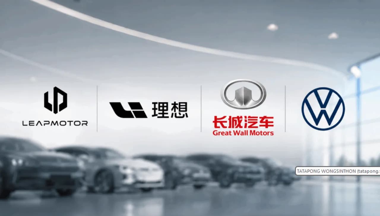 งบรถ EV จีนสะท้อนแรงกดดันจากสงครามราคา ด้าน VW เร่งลดต้นทุน
