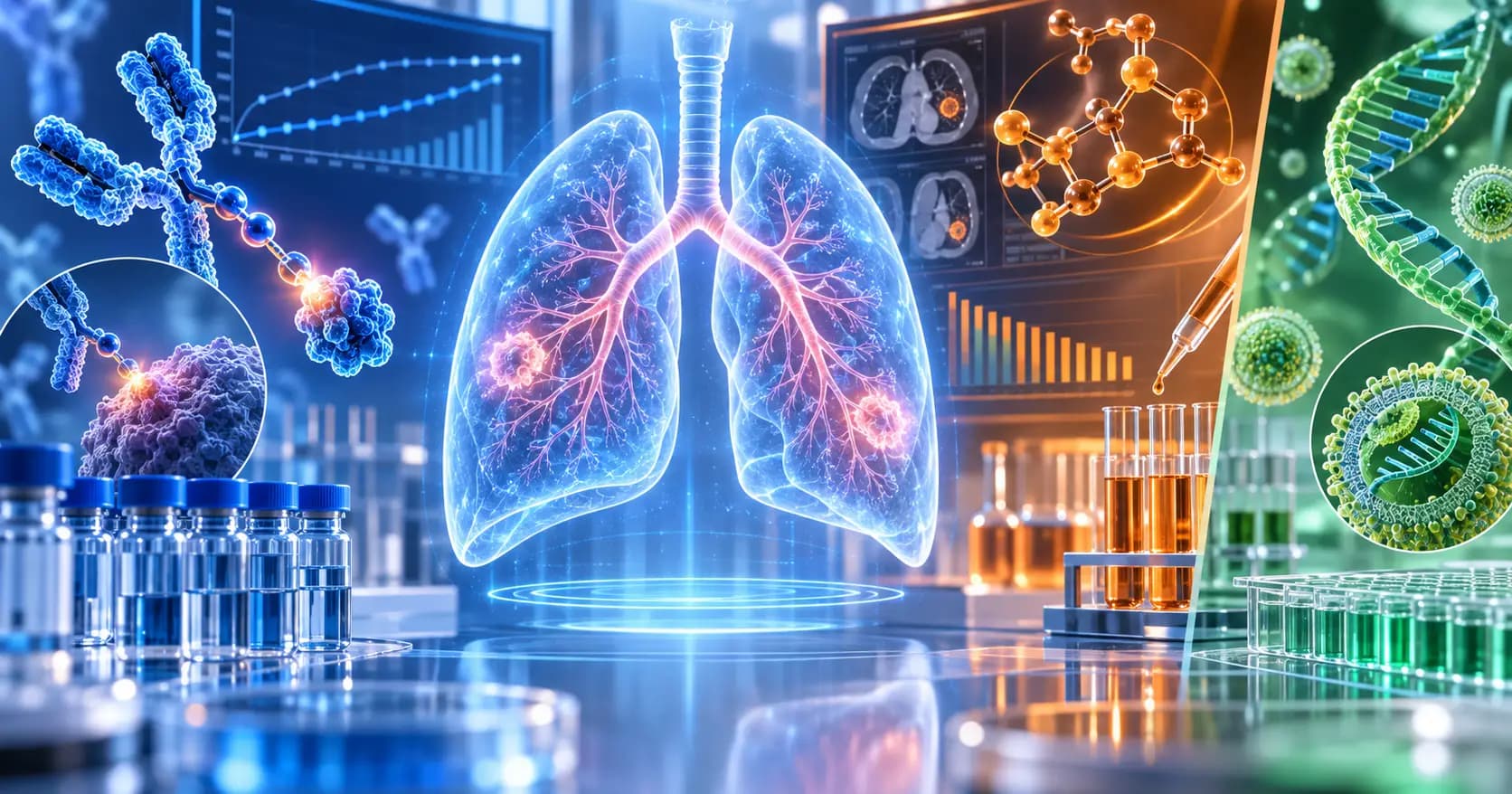 ยามะเร็งปอดรุ่นใหม่ให้ผลเด่น หนุน Roche, GSK และ BioNTech