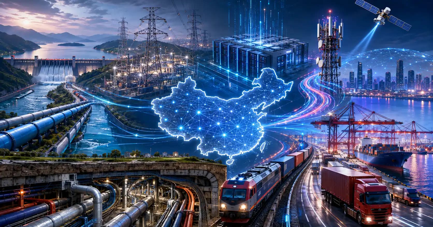 จีนเร่งลงทุน “6 networks” ดันโครงสร้างพื้นฐานรองรับ AI และเศรษฐกิจ