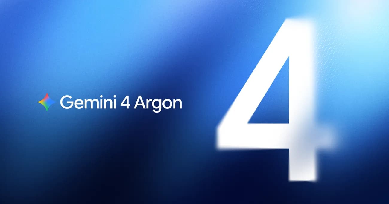 Google เปิดตัว Gemini 4 Argon เร่งกลับสู่แนวหน้า AI